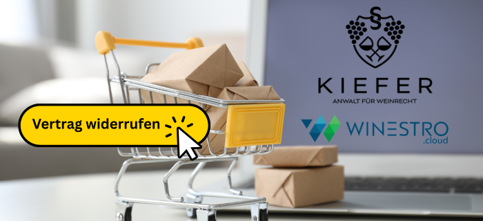 Weinrecht: Widerruffbutton für Webshops
